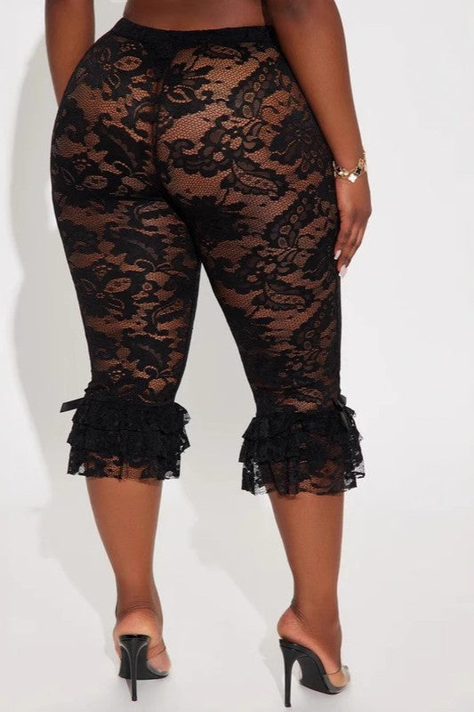 Lace Capri Pants