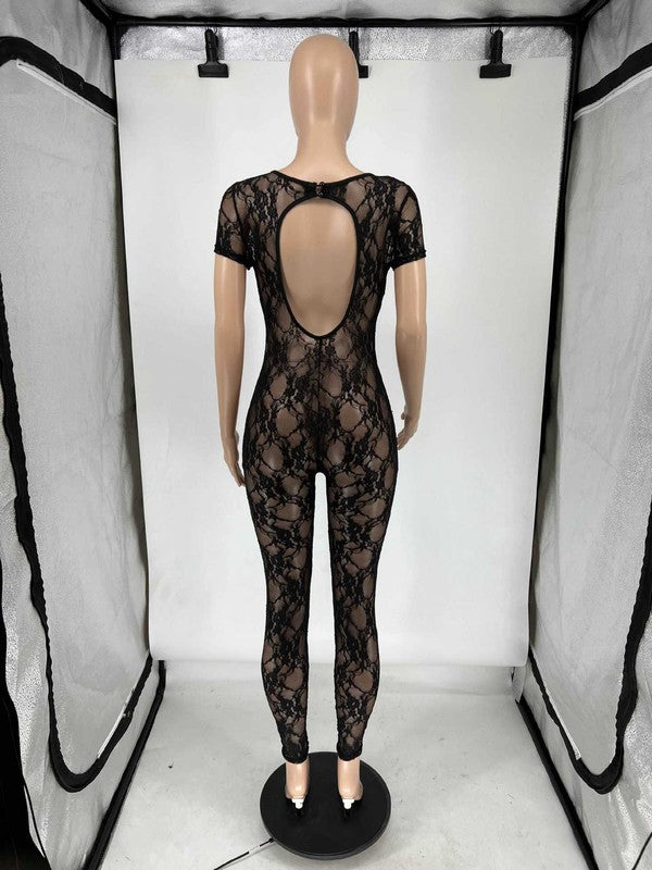 Lace Up Jumpsuit