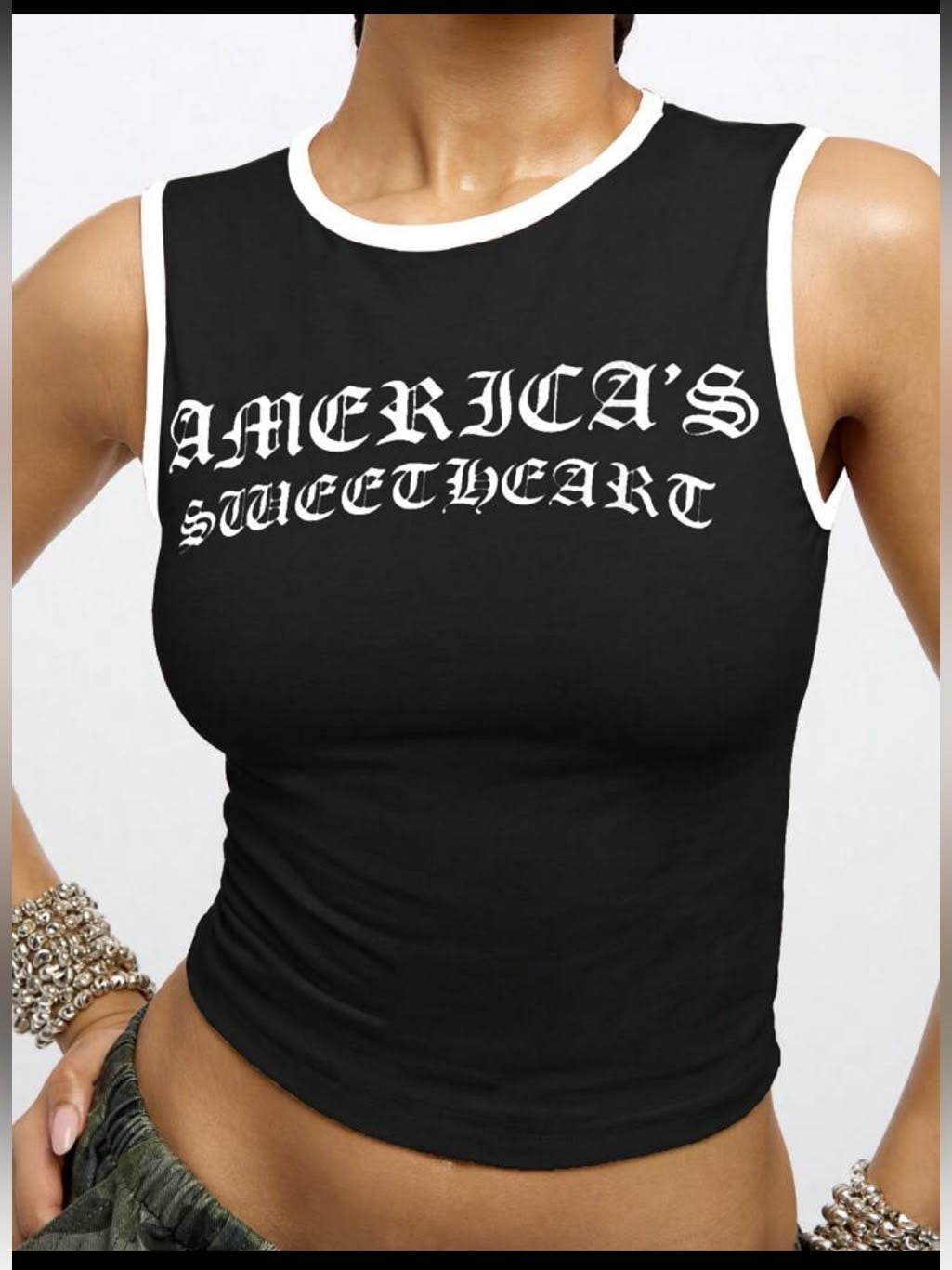 Sleeveless Crop Top