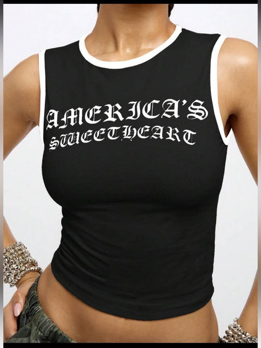 Sleeveless Crop Top