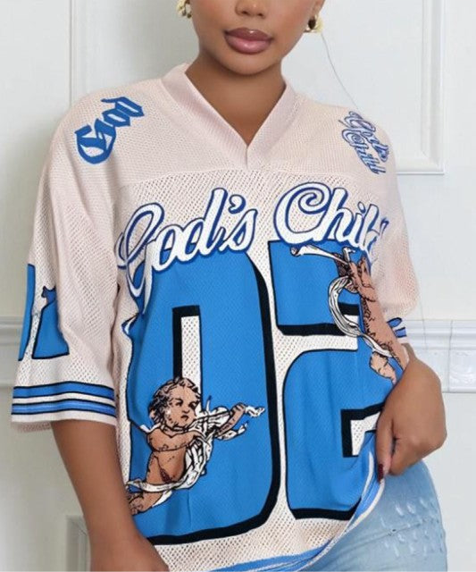 Blue Jersey Shirt