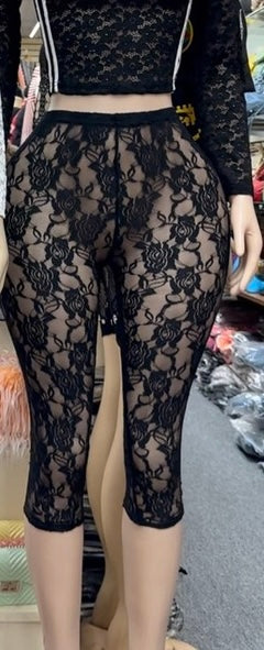 Lace Capri
